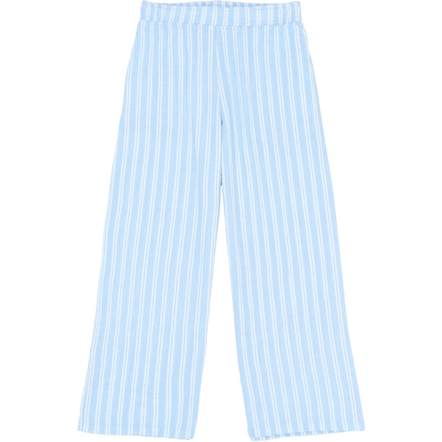 The New Forever Blue Striped Tnshirley Wide Bukser