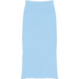 The New Forever Blue Tnrya Long Rib Nederdel