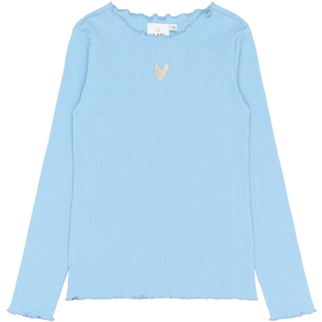 The New Forever Blue Tnrya L_S Rib Tee