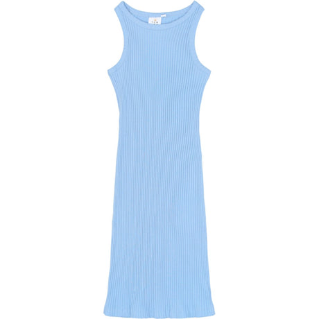 The New Forever Blue Tntove S_L Rib Kjole