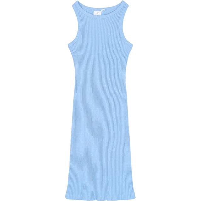 The New Forever Blue Tntove S_L Rib Kjole