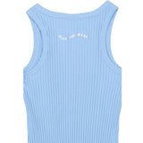 The New Forever Blue Tntove S_L Rib Kjole