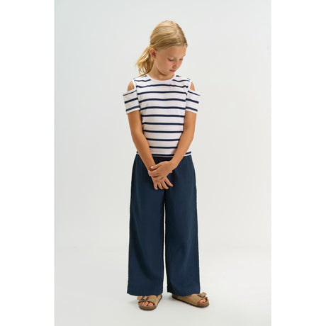 The New Navy Blazer Striped Tntish S_S Rib Tee
