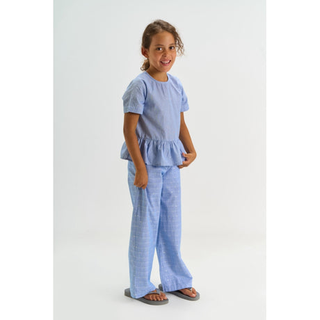 The New Forever Blue Striped Tntheresa Wide Bukser