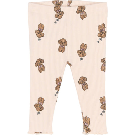 THE NEW Siblings Silver Peony Aop Tnsbsona Rib Leggings