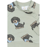 THE NEW Siblings Aqua Gray Aop Tnsbsofus Sweatshirt