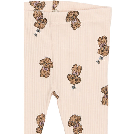 THE NEW Siblings Silver Peony Aop Tnsbsona Rib Leggings