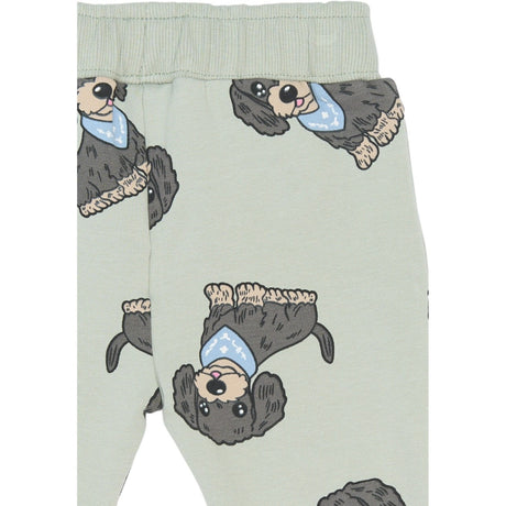 THE NEW Siblings Aqua Gray Aop Tnsbsofus Sweatpants