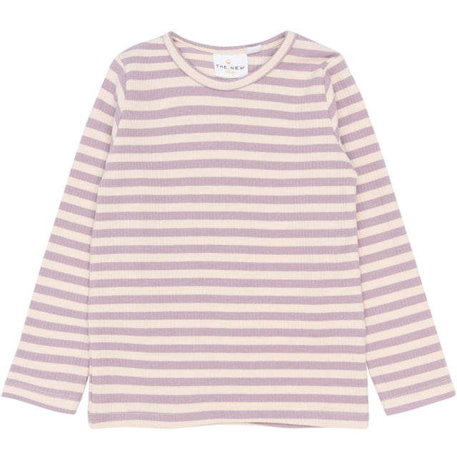 THE NEW Siblings Sea Fog Striped Tnstfro L_S Rib Tee