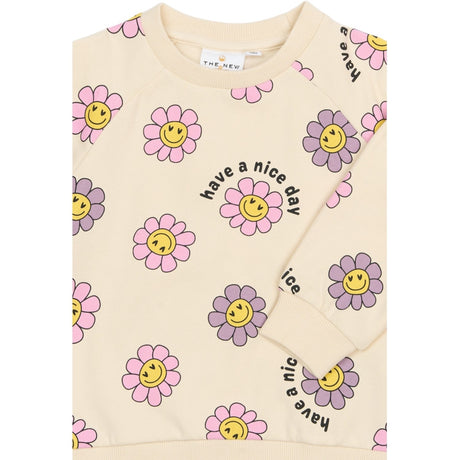 THE NEW Siblings Gardenia Aop Tnstsaga Sweatshirt