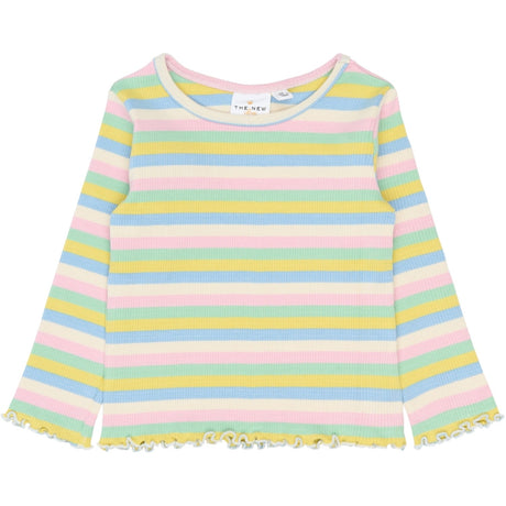 THE NEW Siblings Multi Striped Tnstsofia L_S Rib Tee