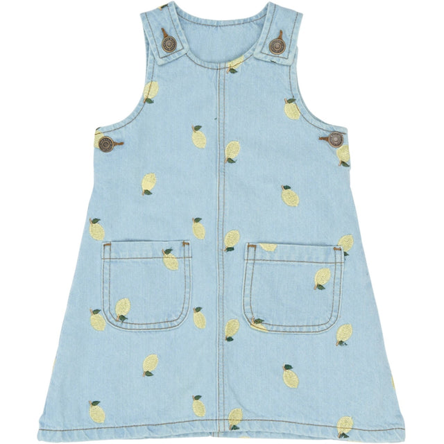 THE NEW Siblings Light Blue Denim Emb Tnstsaja S_L Denim Dress