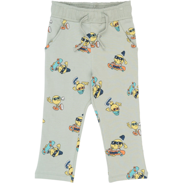 THE NEW Siblings Aqua Gray Aop Tnstsantiago Sweatpants