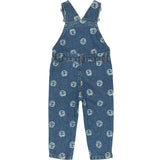 THE NEW Siblings Medium Blue Denim Aop Tnstspero Denim Dungarees