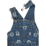 THE NEW Siblings Medium Blue Denim Aop Tnstspero Denim Dungarees