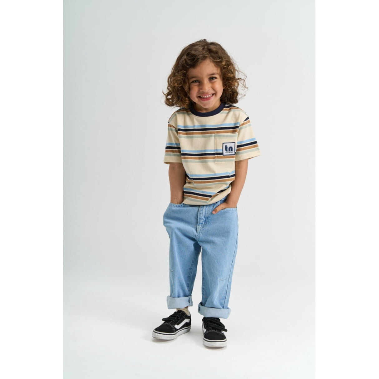 THE NEW Siblings Light Blue Denim Tnstsilvio Barrel Fit Jeans