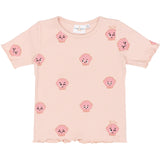 THE NEW Siblings Peach Whip Aop Tnsttinker S_S Rib Tee