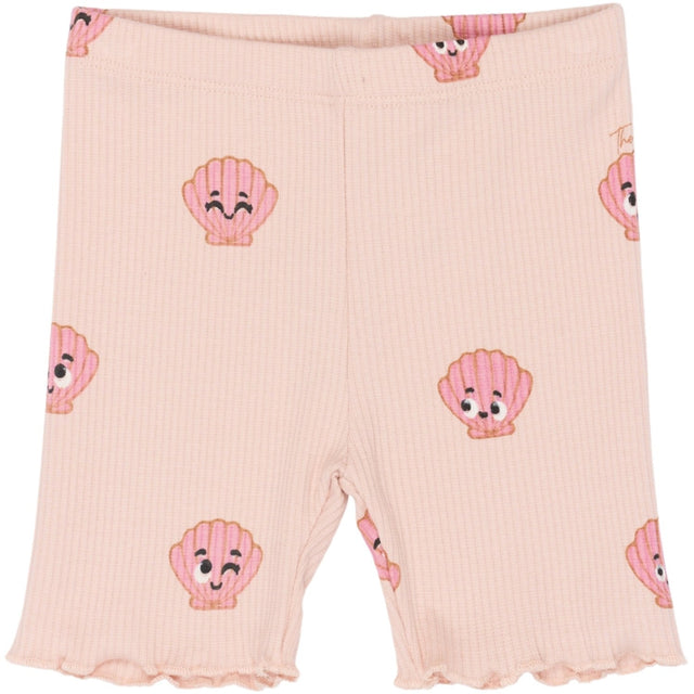 THE NEW Siblings Peach Whip Aop Tnsttinker Tight Rib Shorts