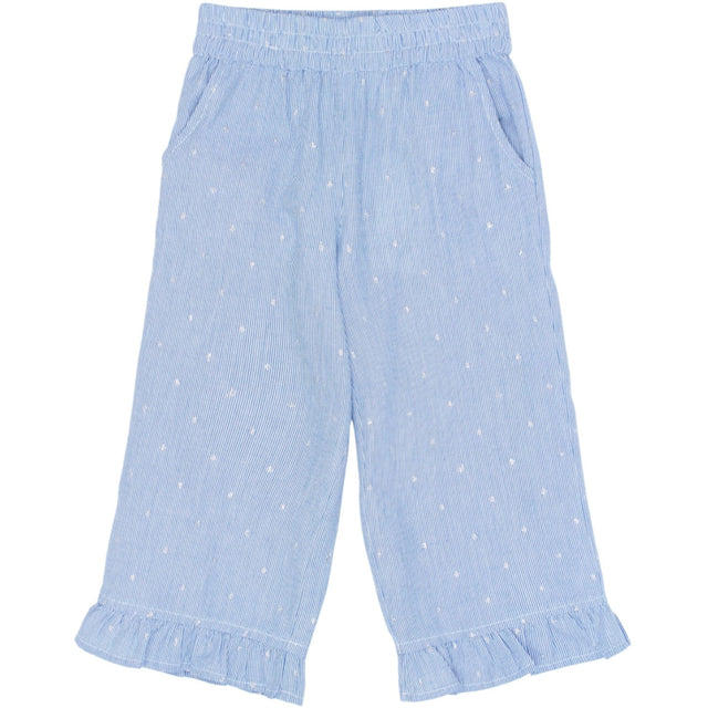 THE NEW Siblings Forever Blue Striped Tnstthea Loose Toddler Bukser