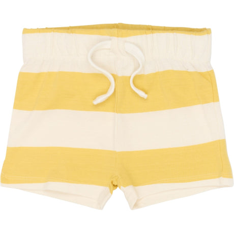 THE NEW Siblings Cream Gold Striped Tnsttrevor Jersey Shorts