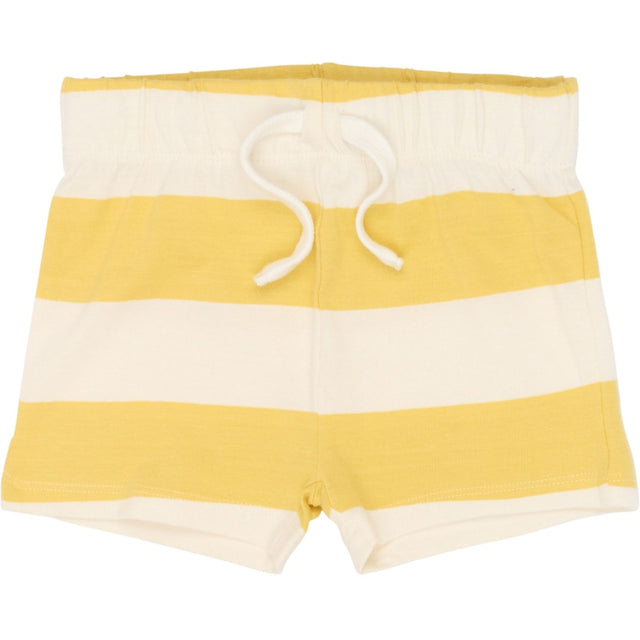 THE NEW Siblings Cream Gold Striped Tnsttrevor Jersey Shorts