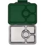 Yumbox Dublin Green Prêt Stainless Steel 4-Sections