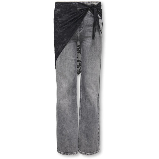 kids ONLY Black Triangle Kogrina Lace Nederdel Tørklæde Jrs