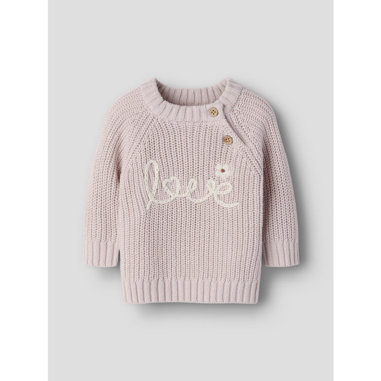 Lil'Atelier Hushed Violet Nbfemlen Emb Ls Strik Lil