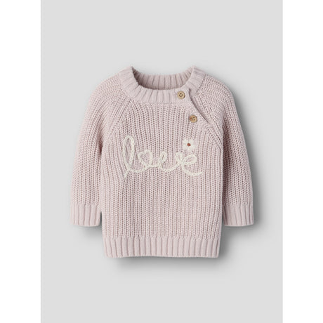 Lil'Atelier Hushed Violet Nbfemlen Emb Ls Strik Lil