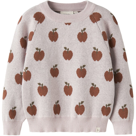 Lil'Atelier Hushed Violet Nmflulio Ls Strik Lil