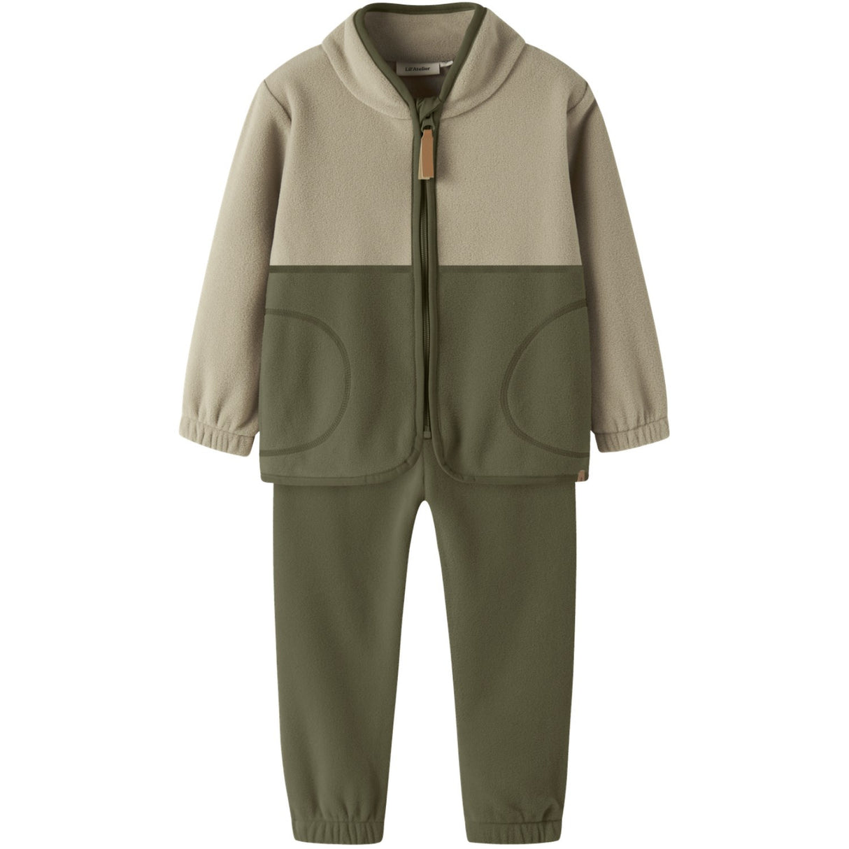 Lil'Atelier Winter Moss Nmmlaspektra Fleece Sæt 1Fo Lil