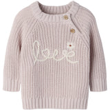 Lil'Atelier Hushed Violet Nbfemlen Emb Ls Strik Lil