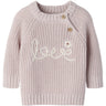 Lil'Atelier Hushed Violet Nbfemlen Emb Ls Strik Lil