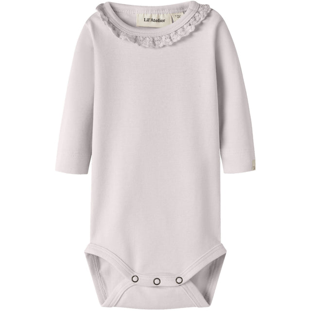 Lil'Atelier Hushed Violet Nbflayo Sup Ls Slim Body Solid Lil