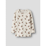 Lil'Atelier Turtledove Apples Nmfgayo Sig Ls Slim Top Lil