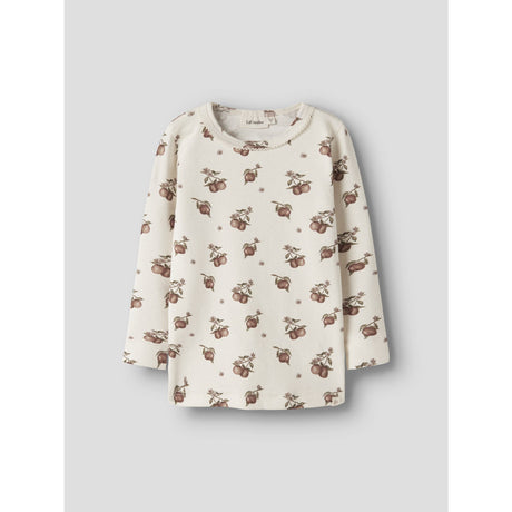Lil'Atelier Turtledove Apples Nmfgayo Sig Ls Slim Top Lil
