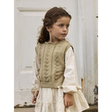 Lil'Atelier Twill Nmfleou Sl Strik Vest Lil