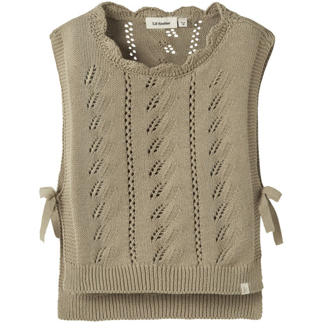 Lil'Atelier Twill Nmfleou Sl Strik Vest Lil