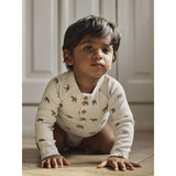 Lil'Atelier Glacier Gray Elephant Nbmlavo Eko Ls Slim Body Lil