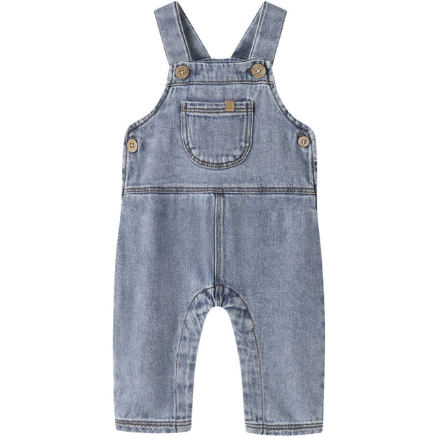 Lil'Atelier Medium Blue Denim Nbmkarole Loose Dnm Overall 2433-Cj Lil