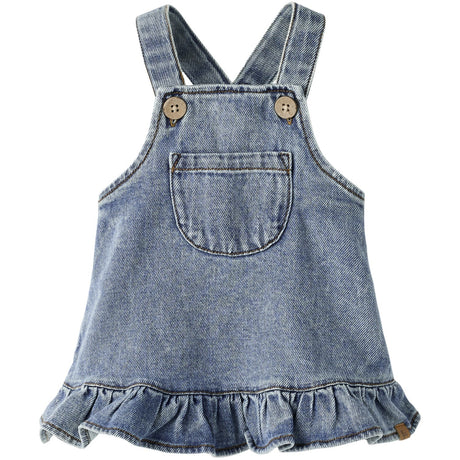 Lil'Atelier Medium Blue Denim Nbfkarole Dnm Skirtall 2433-Cj Lil