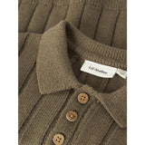 Lil'Atelier Kangaroo Nmmlomon Ls Loose Strik Polo Lil