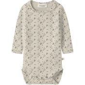 Lil'Atelier Turtledove Rose Flower Nbflago Mau Ls Slim Body Lil