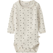 Lil'Atelier Turtledove Blue Flower Nbflago Mau Ls Slim Body Lil