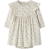 Lil'Atelier Turtledove Blue Flower Nbflago Mia Ls Body Kjole Lil
