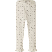 Lil'Atelier Turtledove Blue Flower Nmflago Mer Slim Leggings Lil