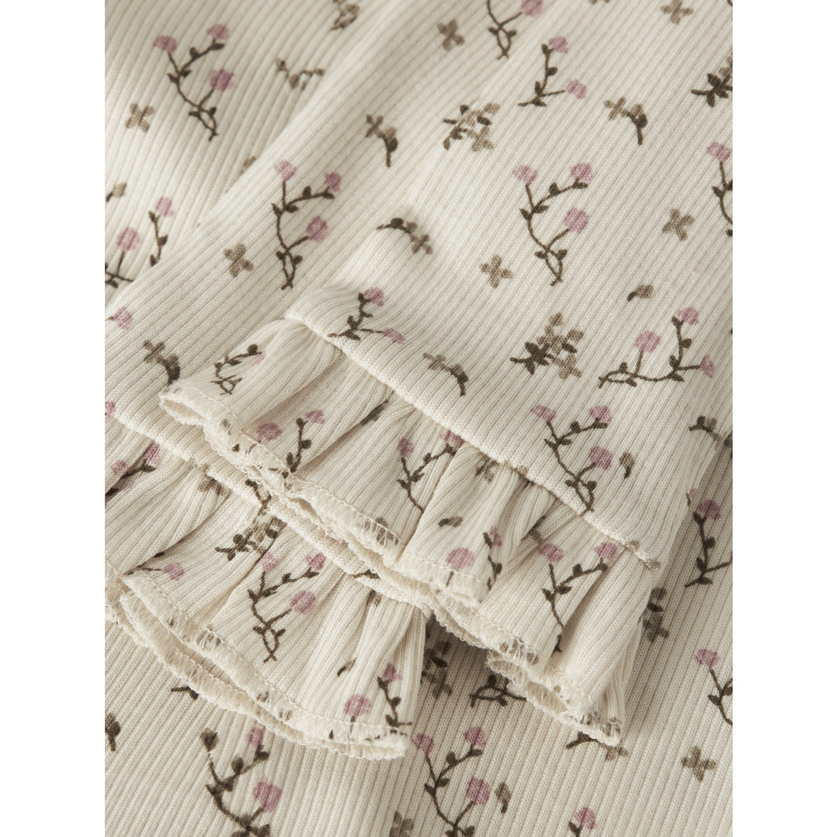 Lil'Atelier Turtledove Rose Flower Nmflago Mer Slim Leggings Lil
