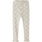 Lil'Atelier Turtledove Rose Flower Nmflago Mer Slim Leggings Lil