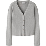 Name It Light Grey Melange Nkflarenlise Xsl Ls Strik Card