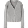 Name It Light Grey Melange Nkflarenlise Xsl Ls Strik Card